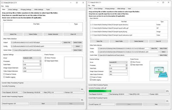 Vídeo 2x Video Upscaler