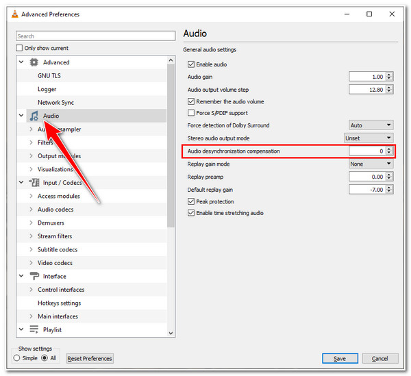 VLC Audio Delay VLC Audio Desynchronization Audio Desynchronization Value