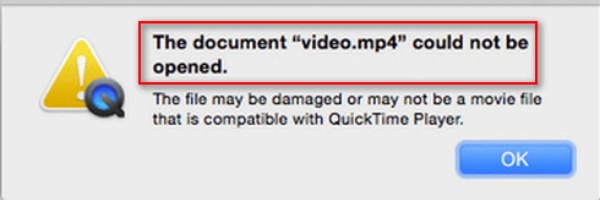 Почему QuickTime не может открыть MP4