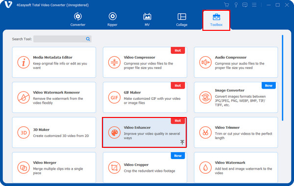 4Easysoft Toolbox Mejorador de vídeo