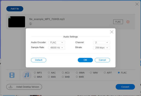 4Easysoft Choose Flac