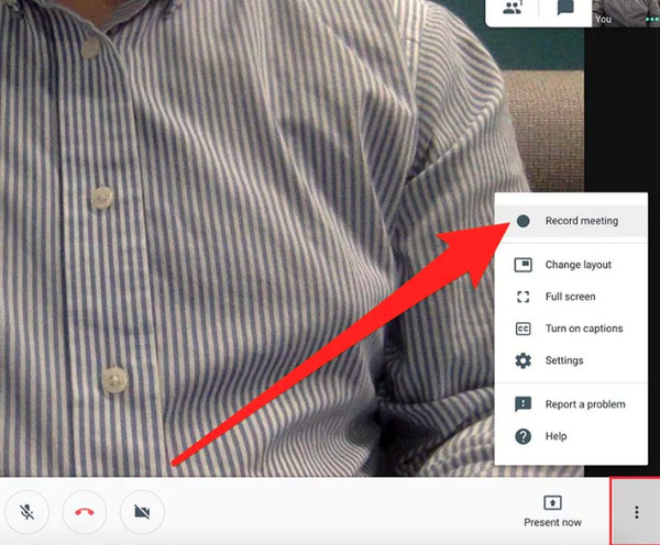 Default Record Google Hangout