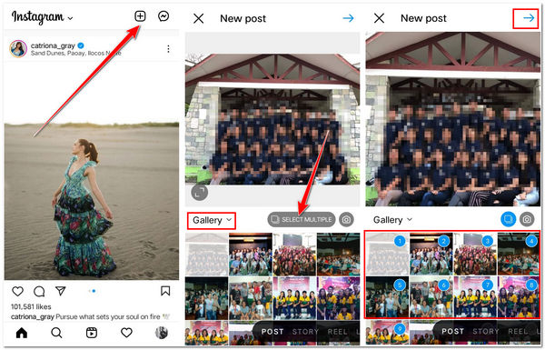 Make a Slideshow on Instagram Create Slideshow on Feed