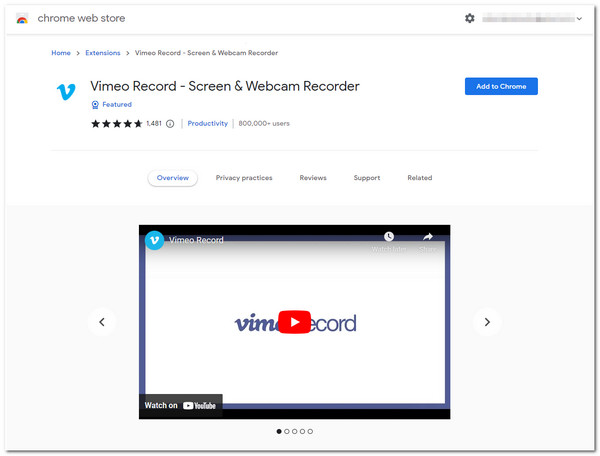 Screen Record Vimeo Vimeo Record