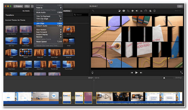 Videogeschwindigkeitsregler iMovie