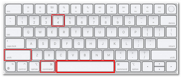 Συντόμευση οθόνης Mac Shift Command 4 Spacebar