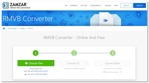 RMVB Converter Zamzar