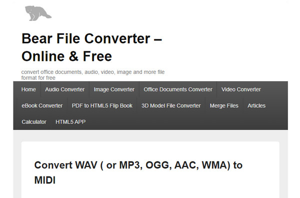 Bear File Converter