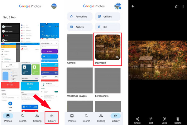 Google Photos Otvorite HEIC na Androidu