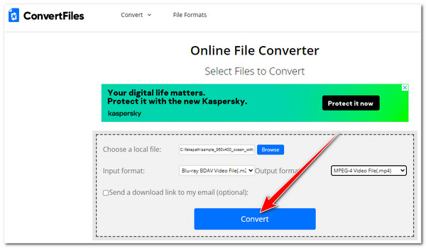 M2TS 轉換器 ConvertFiles 開始轉換