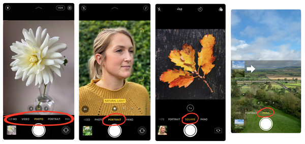 Photo Camera Modes