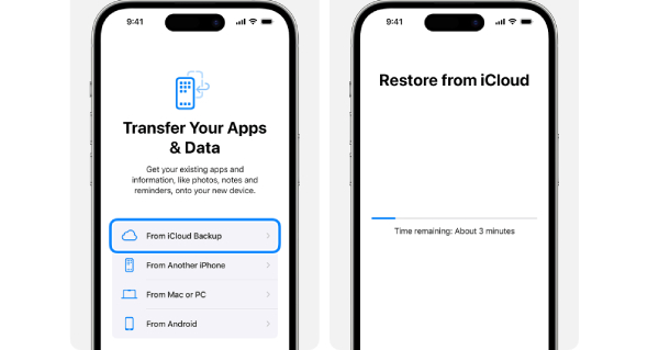 iCloud Restore