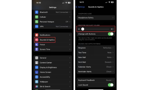 Zvýšení hlasitosti Fix iPhone Alarm