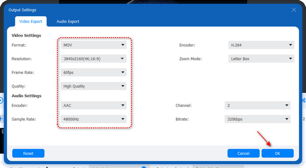 Output Settings 4Easysoft