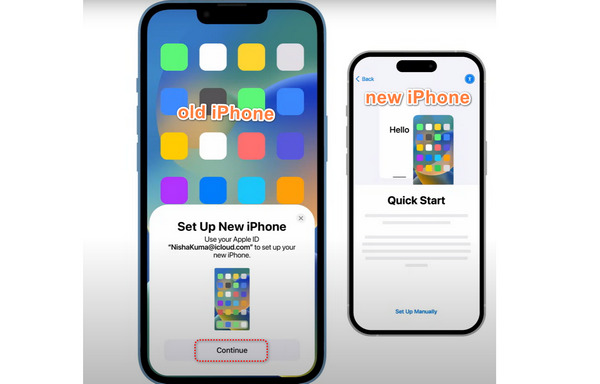 Confirm Apple ID Quick Start