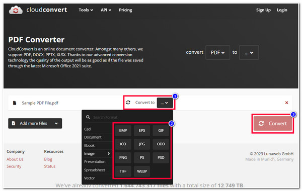 Choose Format Tick Convert