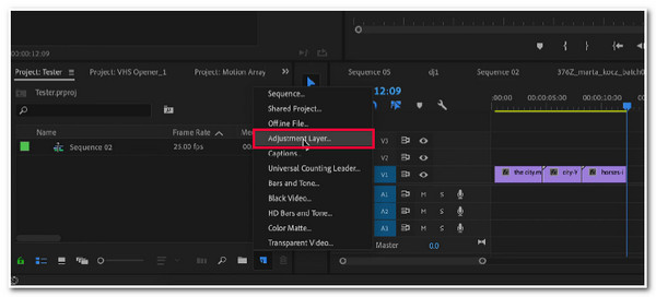 Select Adjustment Layer