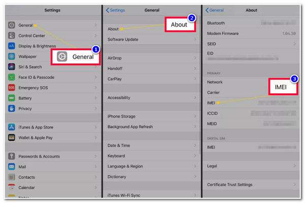 Copy IMEI Number