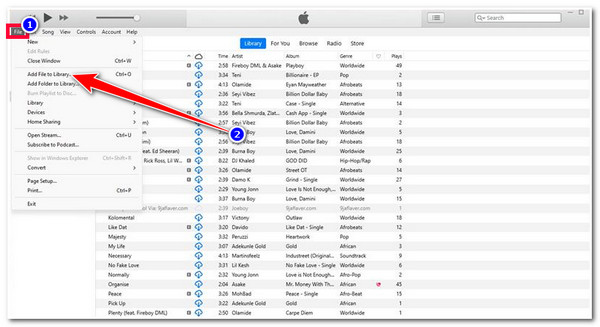 संगीत आयात करें iTunes