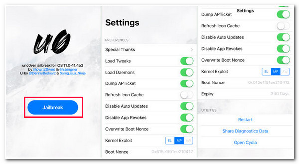 Jailbreak Menggunakan Unc0ver