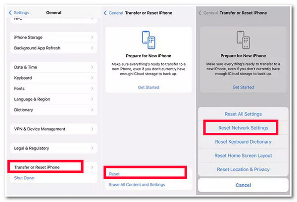 Reset Network Settings