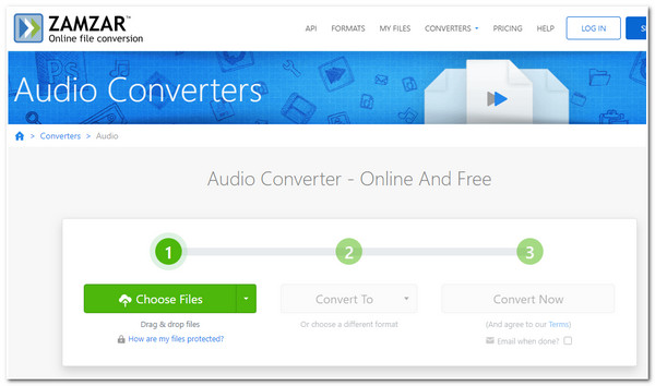 Zamzar Audio Converter