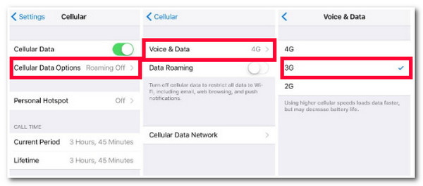 LTE अक्षम करें