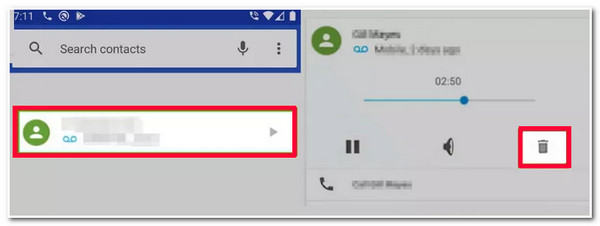 Androidで元に戻す機能を使って音声メッセージを復元する