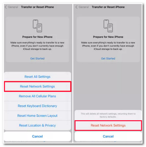 Reset Network Settings