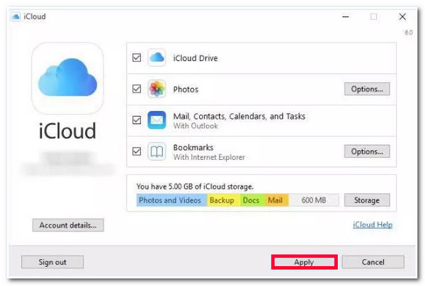 Synkronisera Outlook-kontakter med iCloud