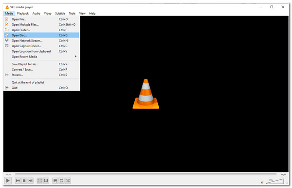 VLC grænseflade