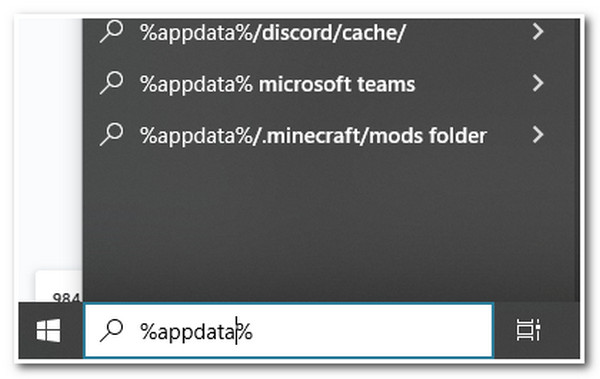 Přístup k adresáři AppData