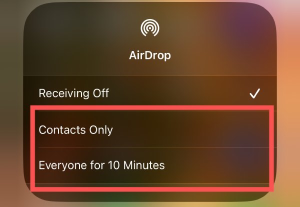 อนุญาตให้ Airdrop