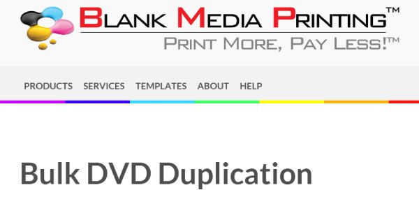 Blank Media Printing