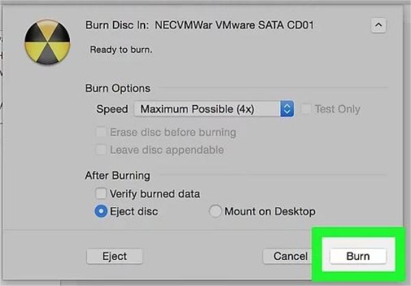 Burn ISO to DVD Mac