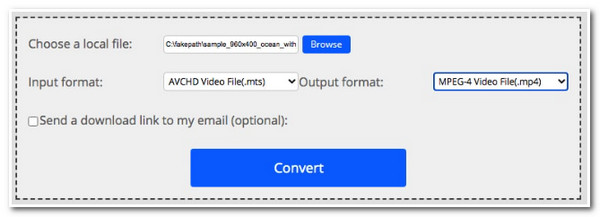 Konvertera filer från MTS till MP4