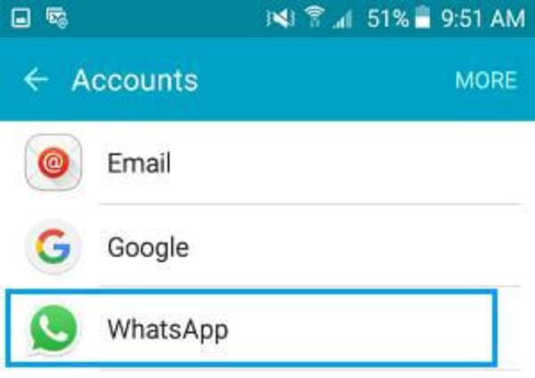 Tìm tài khoản WhatsApp