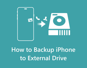 How to Backup iPhone to External Drive