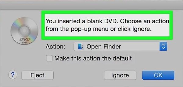 Inserisci il DVD del Mac