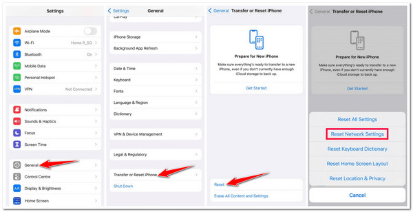 Reset Network Settings