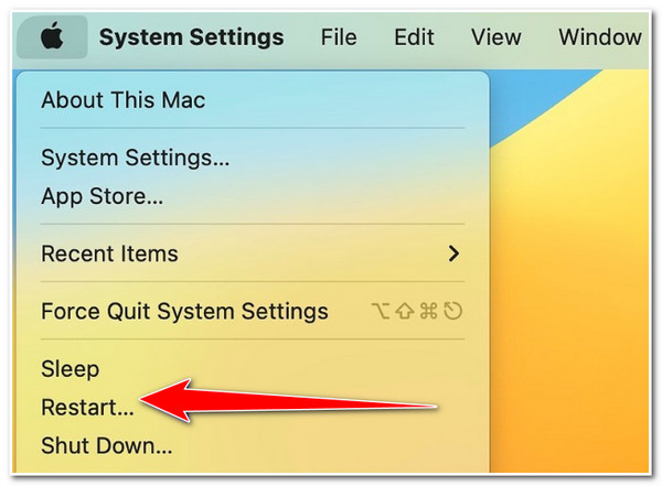 Restart Mac