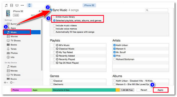 Musik übertragen Musik synchronisieren