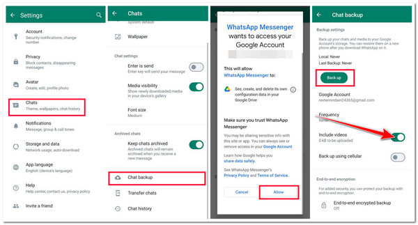 Backup Whatsapp Data