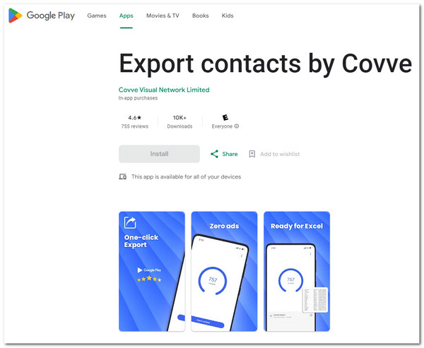 Covve Interface