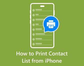 How To Print Contact List From Iphone S