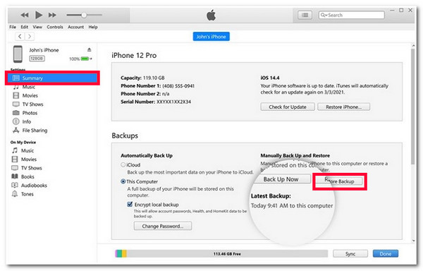 iTunes-Backup