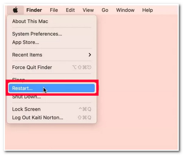 मैक पुनः प्रारंभ करें