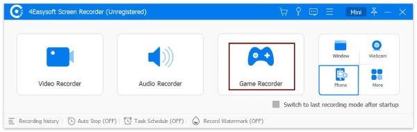 Wählen Sie Game Recorder