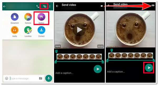 Send video som Gif Android