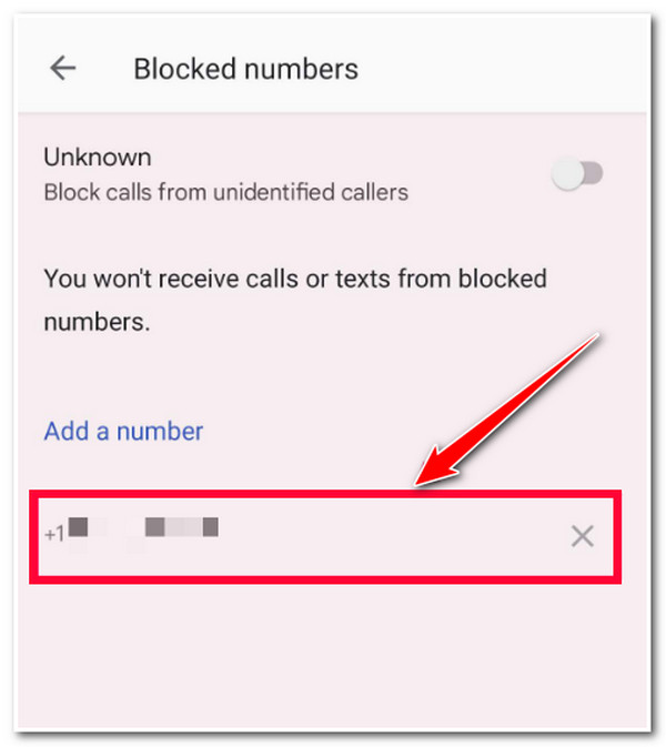 Unblock iPhone Number